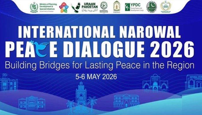 The International Narowal Peace Dialogue 2026 poster. —Instagram@plancompakistan/File