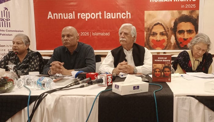 Annual Report Launching Ceremony by the Human Rights Commission of Pakistan, May 5, 2026. —Facbook@HRCP87