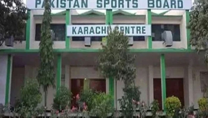 The Pakistan Sports Board Karachi Centre building. — APP/File