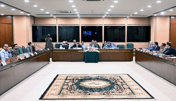 The meeting of the sub-committee of the Public Accounts Committee is underway on May 5, 2026. — Facebook@NationalAssemblyOfPakistan