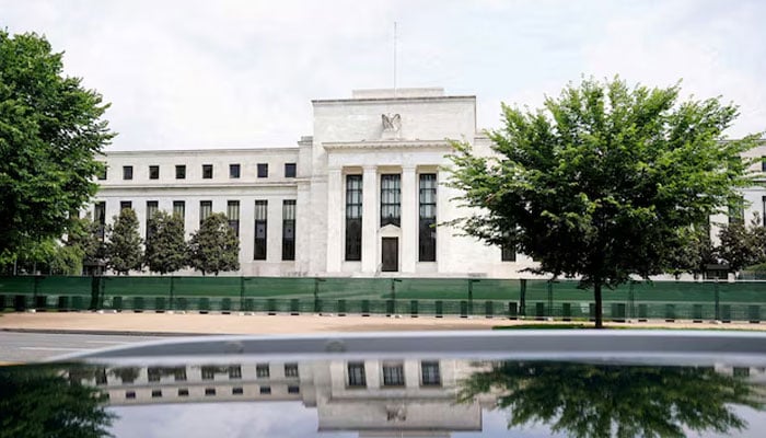 The exterior of the Marriner S. Eccles Federal Reserve Board building is seen in Washington, DC, US, June 14, 2022. —Reuters