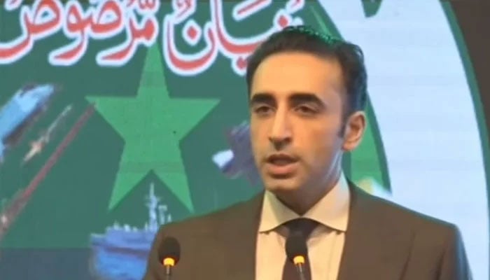 The PPP chairman, addressing a ceremony, May 4, 2026. —Screengrab via Facebook@BilawalBhuttoZardariPk
