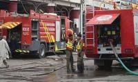 Fire Damages Fourth-floor Flat Near Civic Centre