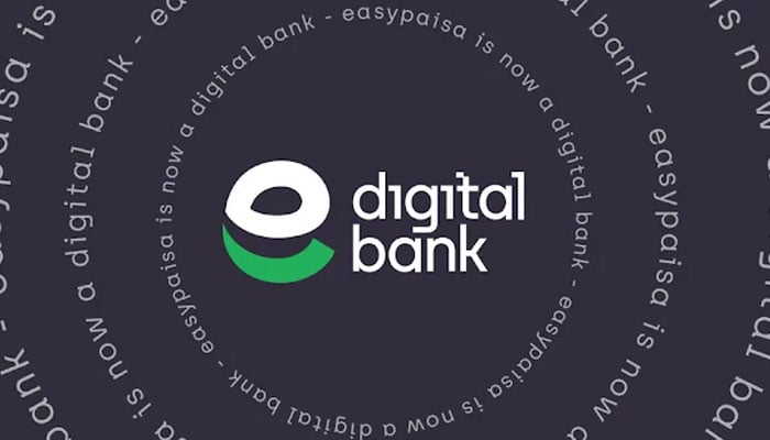 The image shows an interface of easypaisa Digital Bank app. — Google App store/File