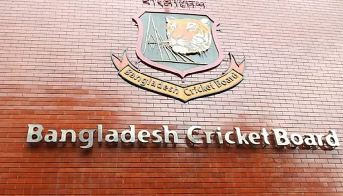 The image shows the official logo and headquarters of the Bangladesh Cricket Board (BCB). — APP/File