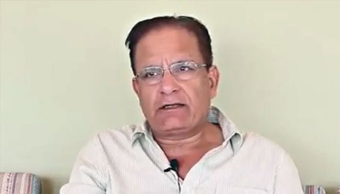 Pakistan Veterans Cricket Association (PVCA) Chairman Fawad Ijaz Khan. — Screengrab via Facebook@PVCAofficial