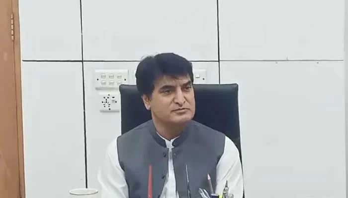Punjab Housing Secretary Noor-ul-Amin Mengal looks on during a meeting on May 13, 2024. — Facebook@Noor ul amin Mengal