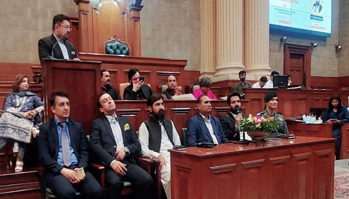 An image from the 3rd Punjab Inclusive Governance Summit 2026 held on the premises of the Punjab Assembly on May 8, 2026. — Facebook@faisal.ilyas.1426