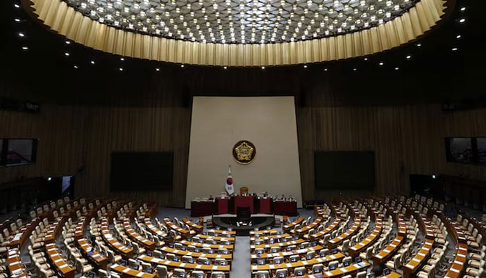 A view of the hall at the National Assembly in Seoul, South Korea, 07 December, 2024. — Reuters