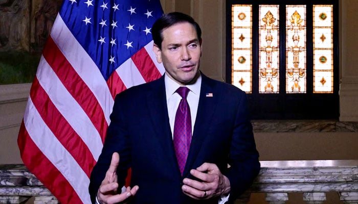 US Secretary of State Marco Rubio speaks to the press at the US Embassy in Rome, Italy on May 8, 2026. — Reuters