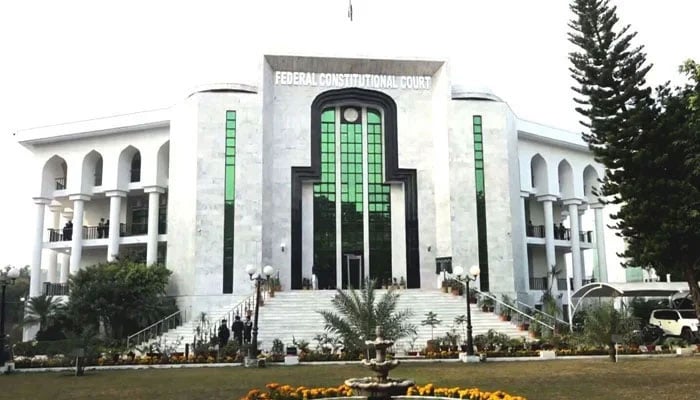 The Federal Constitutional Court (FCC) is seen in this image. — Geo TV/File