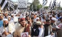 JUIF Rallies In KP Condemn Maulana Idrees’ Killing