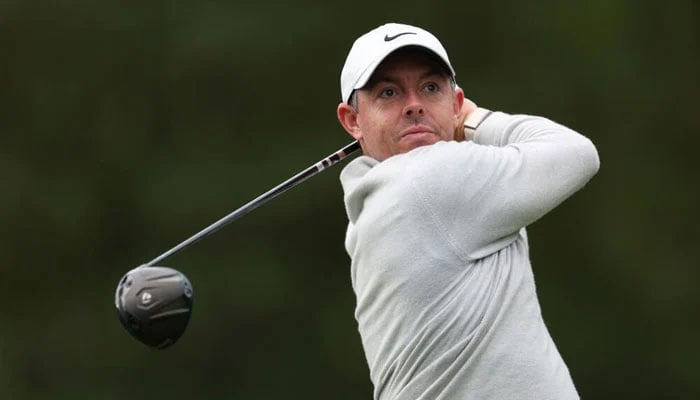 Northern Irelands Rory McIlroy plays in the pro-am before the PGA Tour Truist Championship at Quail Hollow. —AFP