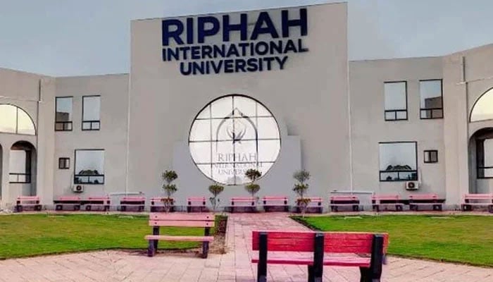 The RIPHAH International University Islamabad building can be seen in this image. — RIU website/File
