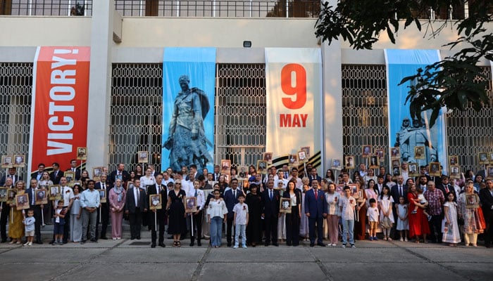 The Embassy of Russia commemorates the 81st anniversary of Victory in the Great Patriotic War on May 9, 2026. — Facebook@RusEmbPakistan