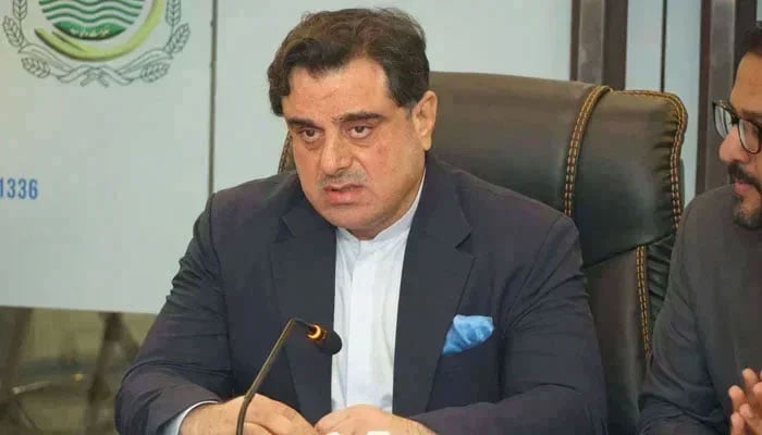 Punjab Minister for Housing Bilal Yasin chairs a meeting on February 22, 2025. — Facebook@Punjabsaafpaniauthority