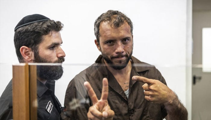 Brazils activist Thiago Avila arriving in court, in the Israeli coastal city of Ashkelon on May 5, 2026. —AFP