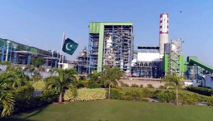 A photo of a Fauji Fertiliser Bin Qasim Ltd plant. — FFBL/File