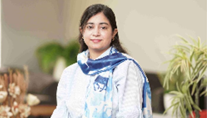 Maria Qayyum, founder of Green Plastic Pvt. Ltd. — APP/File