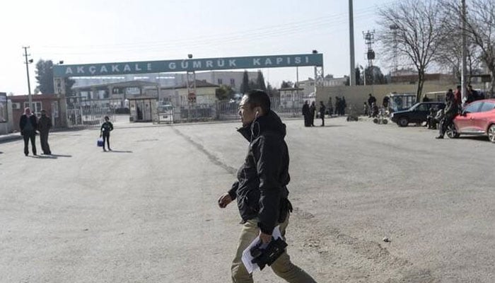 The Akcakale crossing gate at the Turkish-Syrian border can be seen in Akcakale, Sanliurfa province. —AFP/File