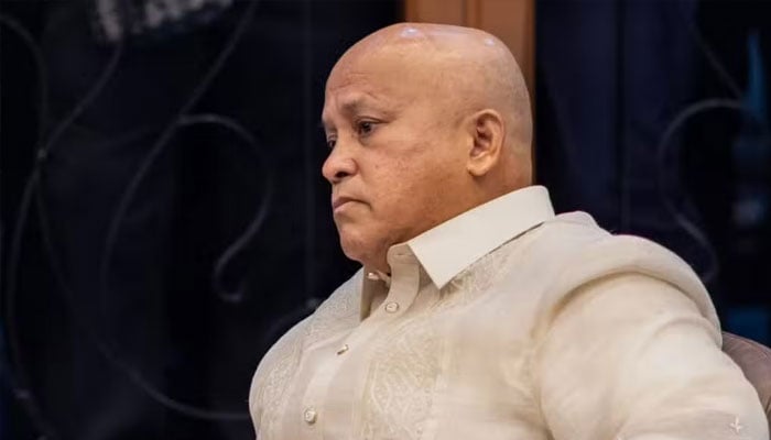 Senator Ronald Dela Rosa attends a plenary session at the Senate of the Philippines in Manila on May 11, 2026. —AFP
