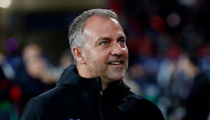 FC Barcelona coach Hansi Flick before the match. —Reuters/File