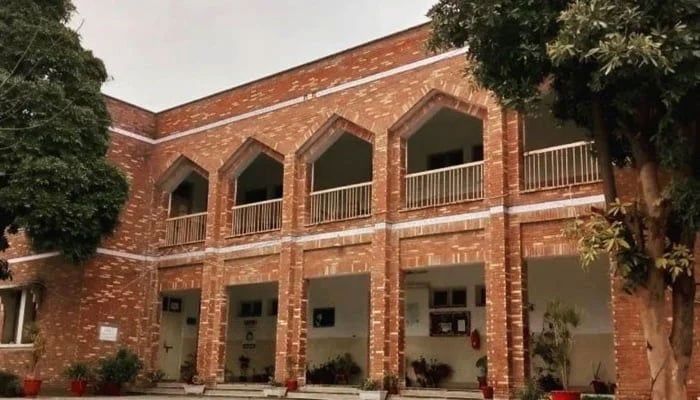 The Rawalpindi Womens University building can be seen in this image. — Facebook@rawalpindiwomenuniversity/File