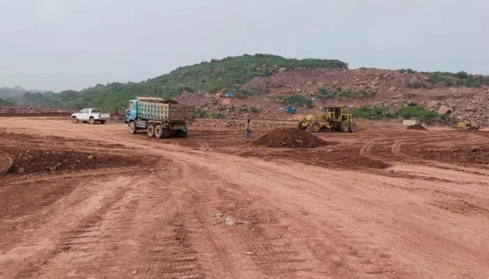 This representational image shows the development work at the Green Enclave-1 housing scheme in Islamabad. — fgeha.gov.pk/File