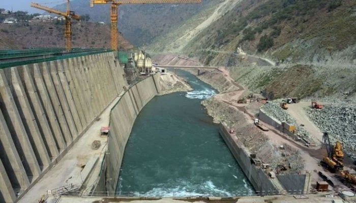 General view of the Neelum-Jhelum Hydropower Project in Nosari, in Kashmir’s Neelum Valley. —AFP/File