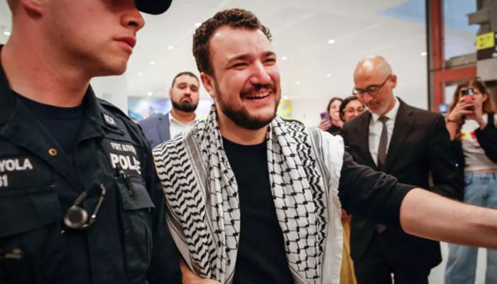 Mahmoud Khalil was one of the most visible leaders of pro-Palestinian campus protests in the United States. — AFP/File