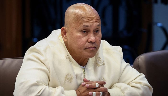 Philippine Senator Ronald “Bato“ dela Rosa, the chief enforcer of former president Rodrigo Dutertes drug war, attends a session at the Senate, which holds him under protective custody amid an International Criminal Court warrant, in Pasay City, Metro Manila, Philippines, May 12, 2026. —Reuters