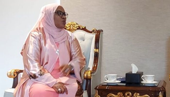 High Commissioner of Rwanda Harerimana Fatou. — APP/File