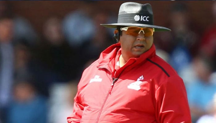 ICC Umpire Ahsan Raza. —Geo Super/File