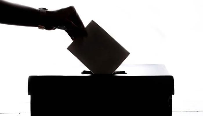 A representational image o a person casting a ballot. — Unsplash/File