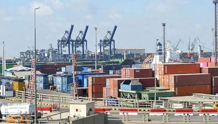 A representational image shows a general view of the Karachi Port. — AFP/File