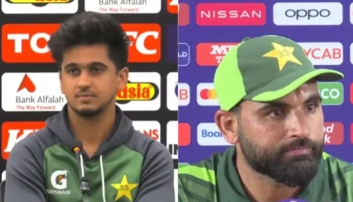 This combo picture shows Saim Ayub (L) and Fakhar Zaman (R). — X@PCB/File