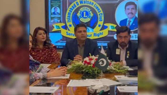 An image from the general body meeting of the newly elected team of Islamabad D.Watson Lions Club on May 21, 2026. — Screengrab via Facebook@ahsan.bakhtawari.71