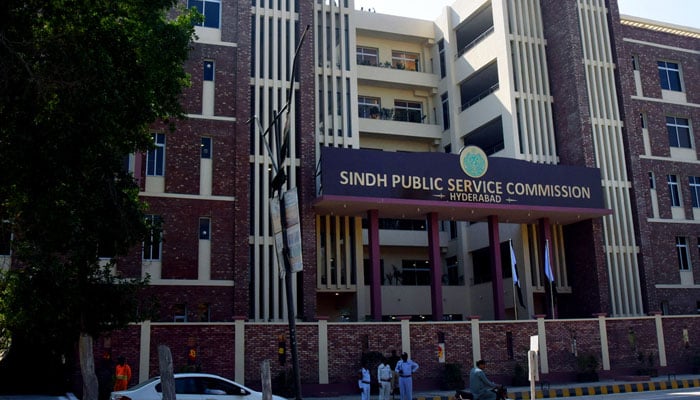 Sindh Public Service Commission (SPSC) building in Hyderabad. — Facebook@SindhCMHouse/File
