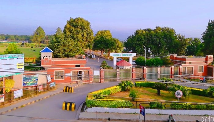A view of Hazara University. — APP/File