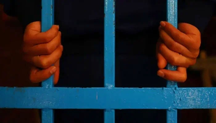 Representational image of an inmate in a cell. — AFP/File