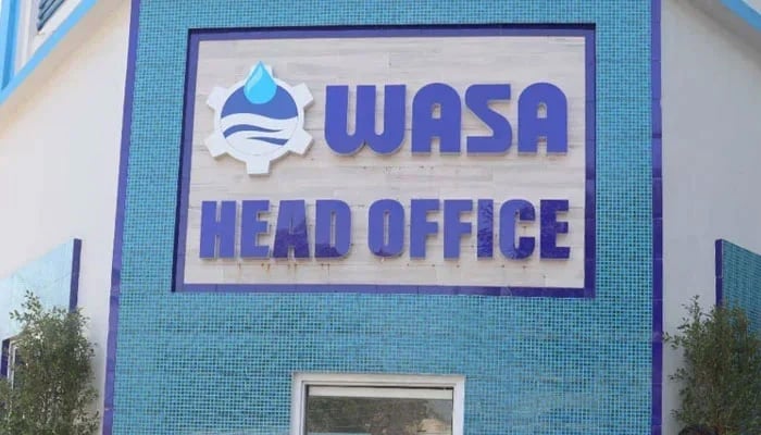 The Wasa Lahores head office can be seen in this image. — Facebook@lahorewasa/File
