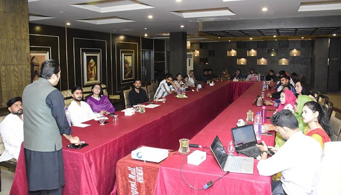 Youth Development Foundation, with the support of the National Endowment for Democracy, organises a two-day training under the Minority Civic Agents Programme. — Facebook/@YDFPakistan