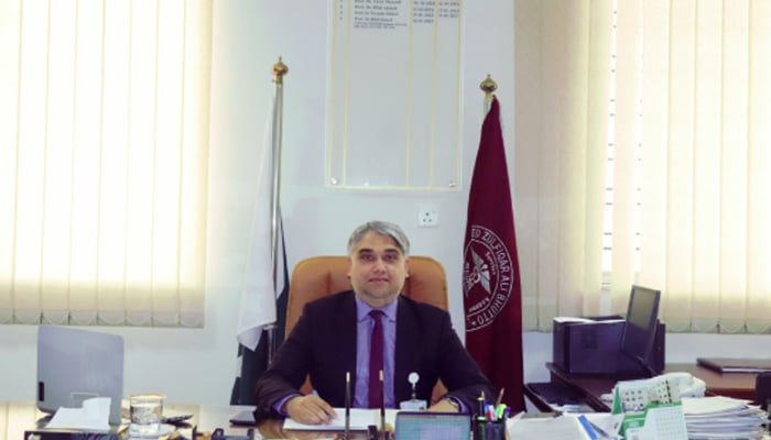This undated photo shows Shaheed Zulfiqar Ali Bhutto Medical University (SZABMU) Principal and Dean of the School of Dentistry Prof Dr Bilal Ahmed. — Instagram/@schoolofdentistry_