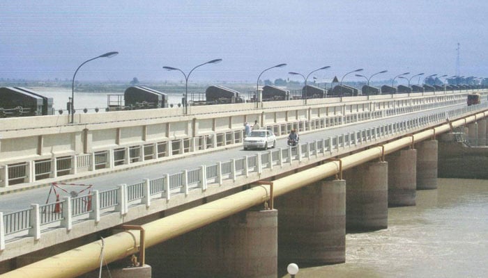 View of the Guddu Barrage. — heritage.eftsindh/File