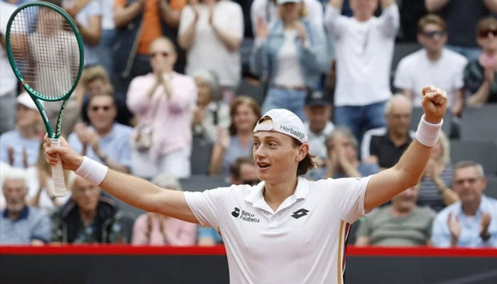 Perus Ignacio Buse at the Italian Open in Rome on May 7, 2026. — AFP
