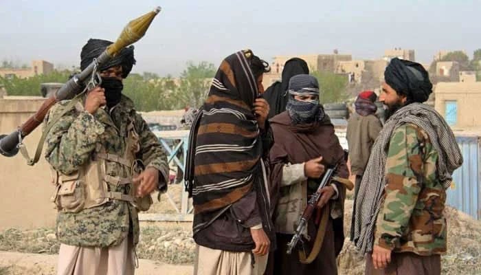 Members of the Taliban gather in Ghazni province, Afghanistan, in this undated image. — Reuters/File