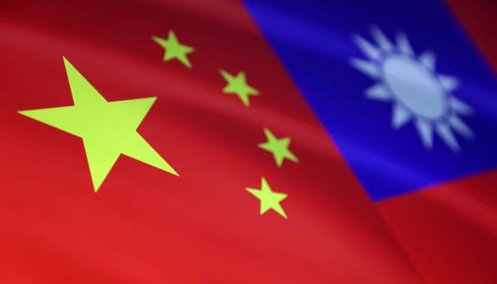 Chinese and Taiwanese flags are seen in this illustration, August 6, 2022.—Reuters