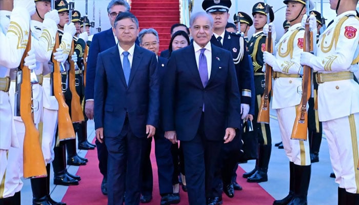PM Shehbaz arrives in Beijing on Sunday. —PMO