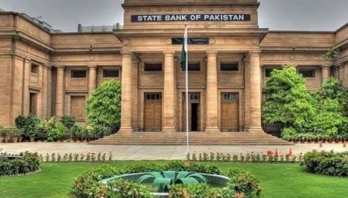 In this undated picture, the State Bank of Pakistan building in Karachi can be seen. — SBP/website/File