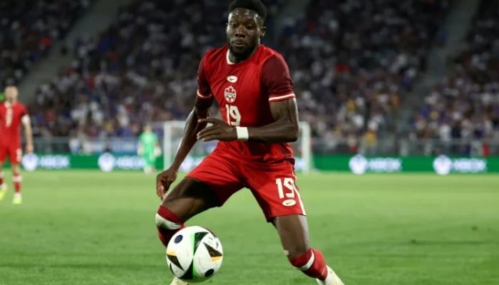 A player of the quality of Alphonso Davies in action. —AFP/File